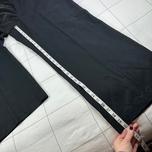 Madewell Pants Womens XL Black Pull On Straight Drapey Twill Relaxed Lyocell - Picture 10 of 12